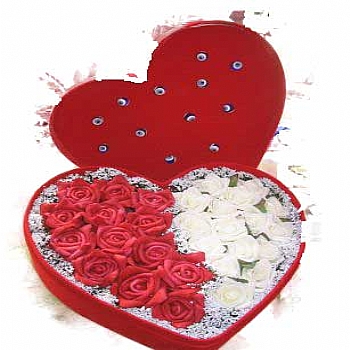 Krmz gller ve beyaz gller